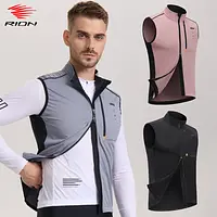 RION Cycling Vest Men Pro Bicycle Sleeveless Vests All Season Windproof Road Bike Two Way Zippers Sports Winbreaker Unisex - AliExpress 18