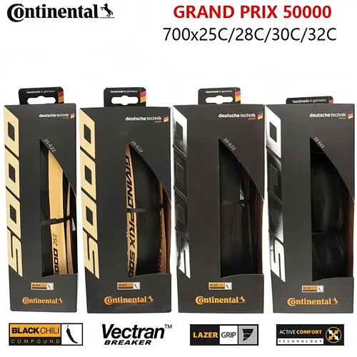 Continental Gp5000 Tire Grand Prix Gp 5000 700C 700x25c 700x23c 700x28c 700x32c Black Tire Bike Bicycling Road Folding 1PCS