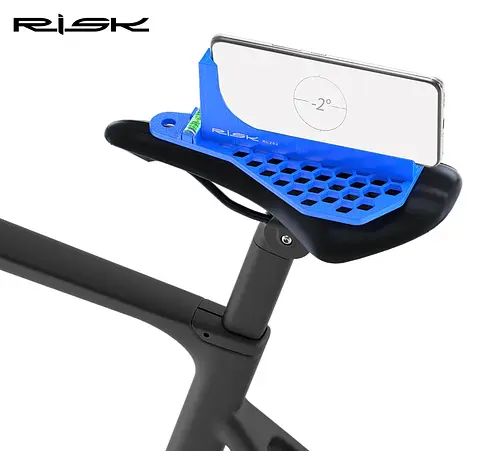 RISK Bicycle Seat Cushion Adjustment Level Tool Bike Saddle Angle Measuring Tool Riding Fitting RL262