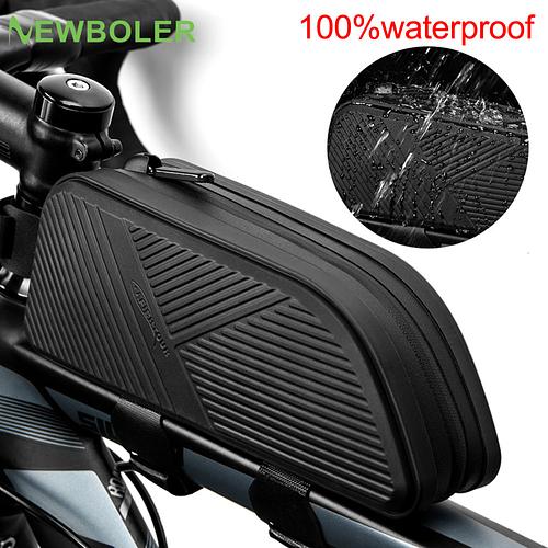 Newboler New Waterproof Bike Bag Mtb Road Cycling Accessories Top Tube Front Frame Bicycle Bag Pouch For Bike Mobile Phone Bag - Bicycle Bags & Panniers