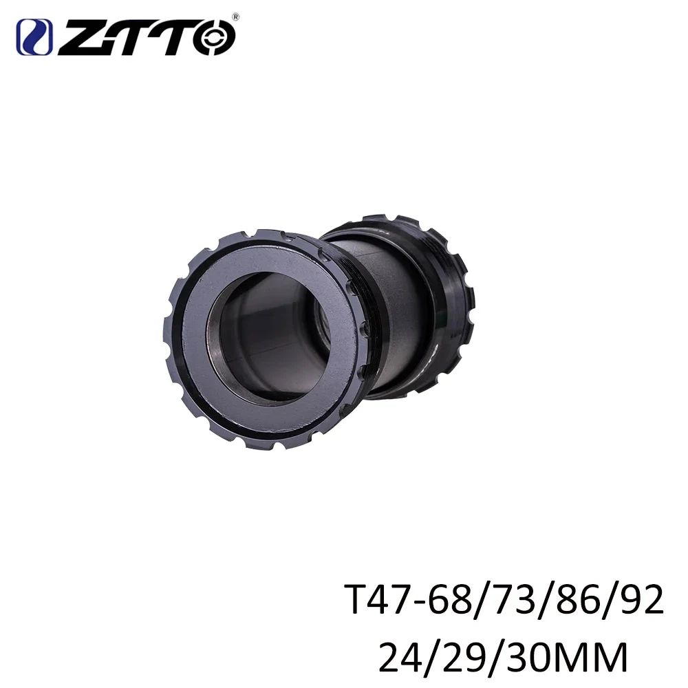 ZTTO T47 Bike Bottom Bracket 47mm Width 68-86.5-92MM Frame shell Ceramic Bearing BB For 24 28.99mm 30mm Cranksets Central Axis