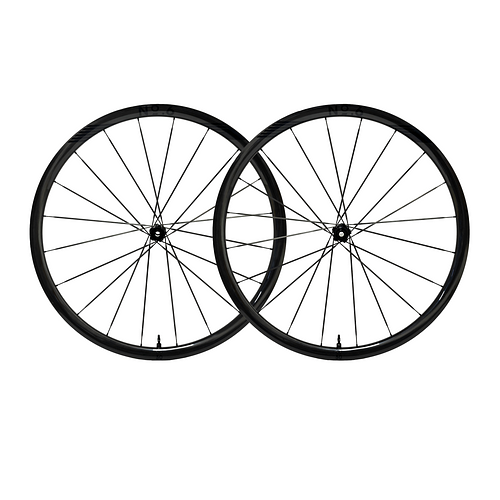 NO.6 30/30 UD SUPERLIGHT CARBON SPOKE DISC WHEELSET