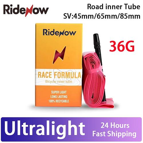 RideNow Ultralight 19g 24g 36g Bike Inner Tube 700 x 18 25 28 Road MTB Bicycle TPU Material Tire French Valve Super Light