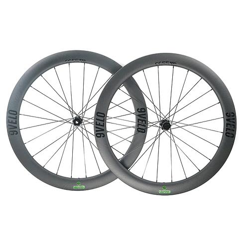 9VELO CC55 CERAMIC Road Disc Brake Wheelset