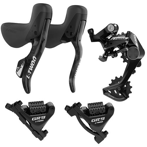 L-TWOO GR9 1x11s Carbon Gravel Hydraulic Disc Brake Groupset