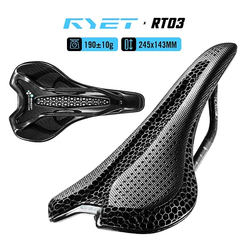 RYET Carbon 3D Printed Saddle Ultralight RT03