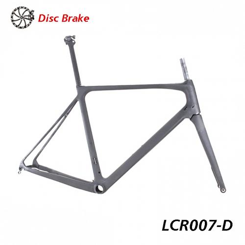 LightCarbon LCR007-D New Road Disc Brake Frame With Flat Mount
