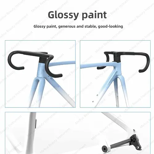 Suitable for TFSA JH33 Highway Carbon Fiber Barrel Axle Disc Brake Bicycle Rack Bright Paint Frame