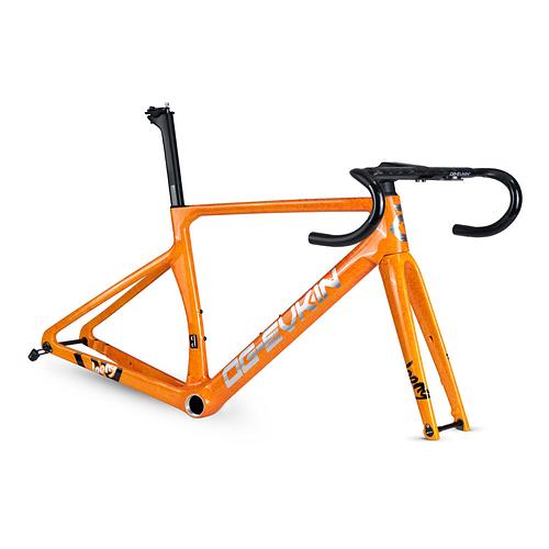 OG-EVKIN LOONG Carbon Road Frame Disc Brake T47 32C 12x100/12x142 Bicycle Frame Carbon Di2/Mechanical Road Bike Frame Frameset
