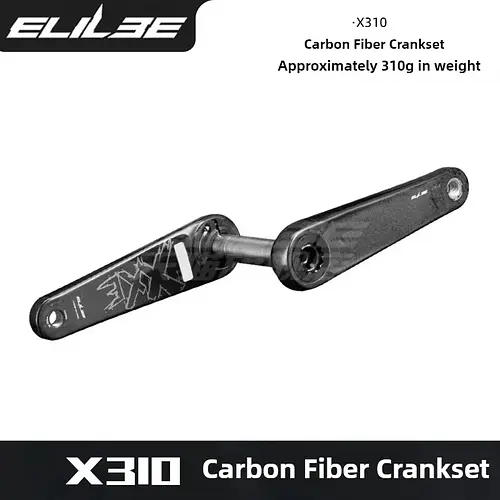 ELILEE XXE X310 Carbon Fibre Road MTB X-novanta Carbon Spindle Road Ultra Light Bicycle Crank