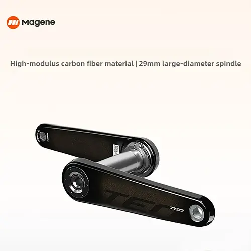 Magene TEO Carbon Crankset Road Bike Lightweight Carbon Fiber Crank Arm Large Diameter Spindle Bicycle Crankset