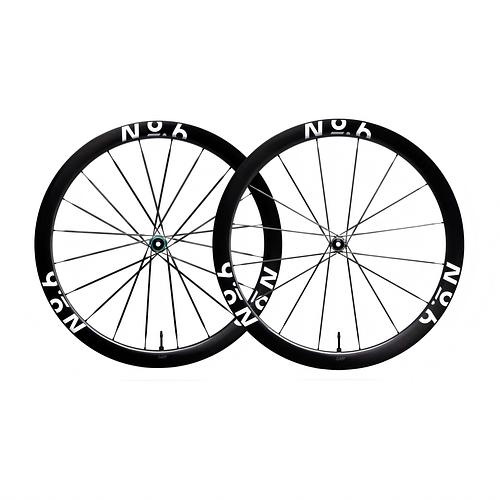 NO.6 G45R Aero Gravel Carbon Spoke Disc Brake Wheelset