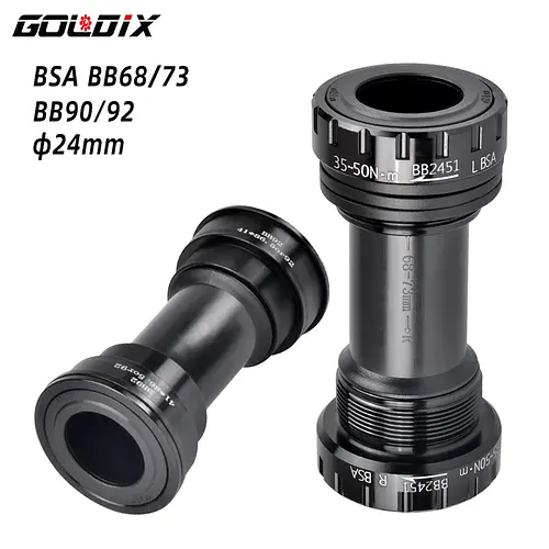 GOLDIX BB68 / BB92 tretlager fahrrad Adapter Kurbel 1.37/24mm für MTB Rennrad DRÃCKEN tretlager