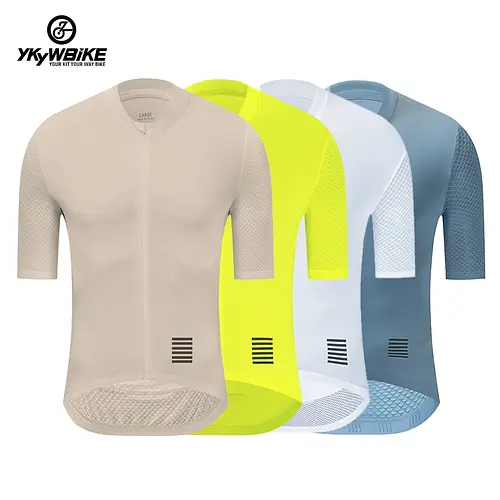 YKYWBIKE Men Cycling Jersey MTB Summer Maillot Bike Shirt Downhill Jersey High Quality Pro Team Short Sleeve Bicycle Clothing