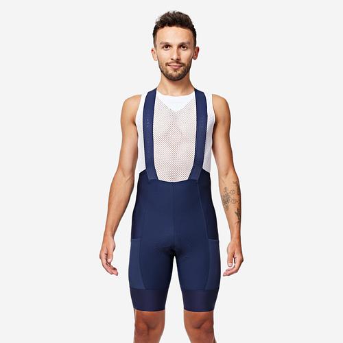 Men's Road Cycling Bib Shorts Endurance - Navy Blue