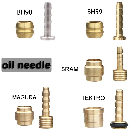 MTB Bike Hydraulic Disc Brake Needle Olive Connect Inserts for Shimano BH90 BH59 SRAM MAGURA TEKTRO Bicycle Brake Hose fitting