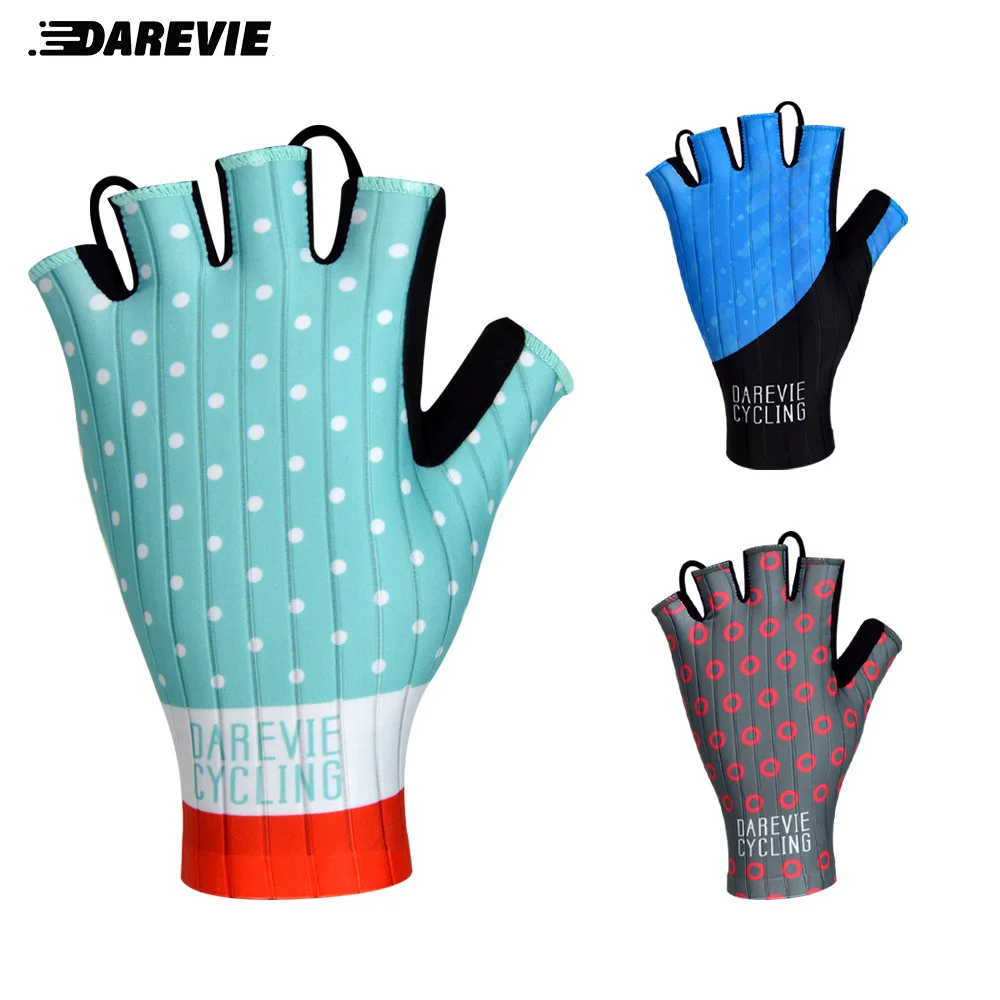 DAREVIE AERO Cycling Gloves High Speed Light Soft Breathable Cool Dry Half Finger Cycling Glove Anti Slip Bike Gloves MTB Road
