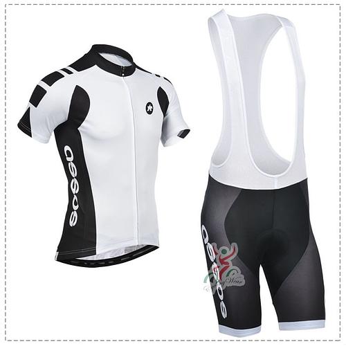 Assos Men Road MTB Cycling Jersey Set Short Sleeve Quick Dry Summer Bicycle Racing Clothes Team Cycling Bib Shorts Gel Pad Cycling Sets   