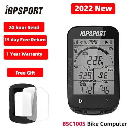 IGPSPORT BSC100S Computer IGS Bicycle Computer BLE ANT 2.6 Inch Waterproof Wireless Bike Stopwatch MTB Road Cycling Computer