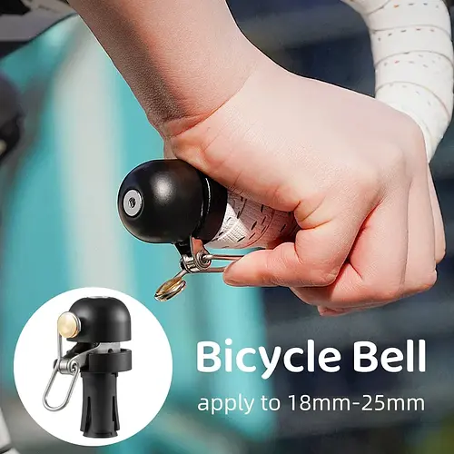 Fahrradklingel aus Aluminiumlegierung, 110 dB, laute Sicherheitshupe â universell passend für 18â25 mm Lenker, wasserdichte, rostfreie Fahrrad-Fahrrad-Akku