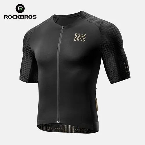 ROCKBROS Men Summer Cycling Short Sleeve Breathable Bike Clothing Road Bike T-shirt Sport Shorts Sleeve Bicycle Short Sleeve