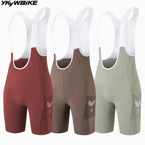 YKYWBIKE Men Cycling Bib Shorts Pro Team Summer 7 Hours Italy Interface Padding Bicycle Bibs Short Pants Road Bike Shorts 2025