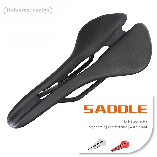 MTB Road Bike Saddle EVA Ultralight Breathable Comfortable Seat Hollow ergonomic Design Cr-mo Seat Rail Saddle Bicycle Saddle