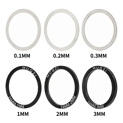 Bike Gasket Bottom Bracket Washer 30mm Crankset Shim Stainless Steel Washer 24mm 29mm For BB86/91/92/BB30/PF30