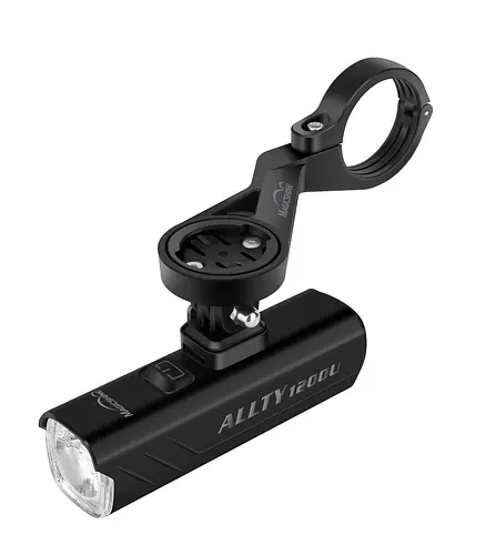 Magicshine ALLTY1200U Underneath Mounted Bike Lights for Night Riding,USB-C Rechargeable Bike Headlight