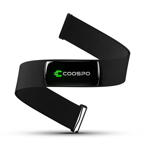COOSPO H9Z Rechargeable Heart Rate Monitor Chest Strap Bluetooth5.0 ANT+ HR Sensor HRM IP67Use For Garmin/Wahoo/Zwift Waterproof