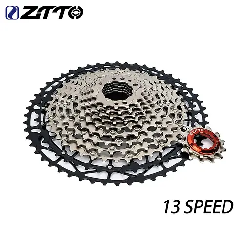 ZTTO Ultralight MTB 13 Speed Cassette 13S 11-52T Wide Ratio Sprocket 13S 11-36/40/42/46/50T Cassette 13V Freewheel HG K7 for AXS
