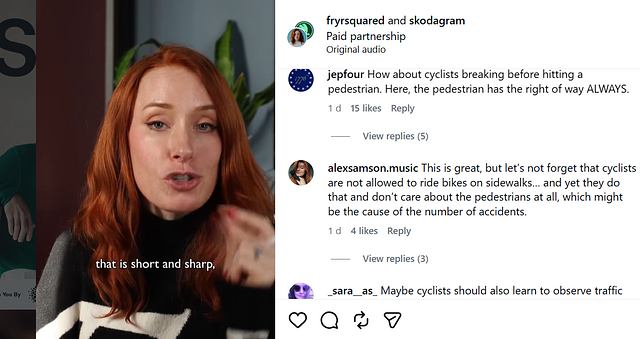 "Maybe cyclists should also learn": Škoda's new bike bell campaign attracts anti-cycling comments; Newspaper letter accuses authorities of "punishing car users"; Catalunya drama; Paris-Roubaix preview + more on the live blog