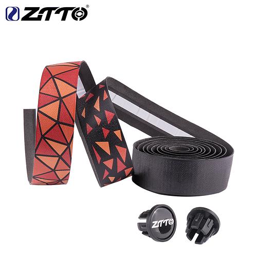 ZTTO Road Bike Bar Tape Handlebar EVA PU Tape High Quality Durable Shock Proof Roadbike High Toughness Bartape With Bar Plug BD3 Bicycle Handlebar   