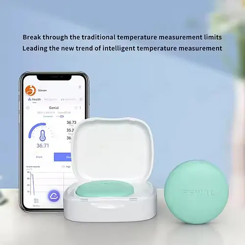 Medical FSA Approved underarm Children Thermometer, for Adults & Baby Digital Thermometer pad,Real-time monitoring APP tracking