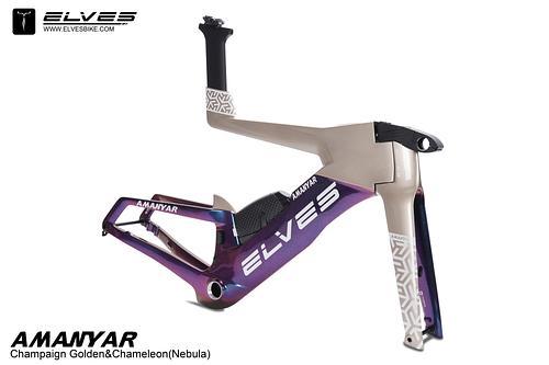 ELVES Amanyar 1.0 Carbon Triathlon Disc Framesets,TT Carbon Disc Framesets