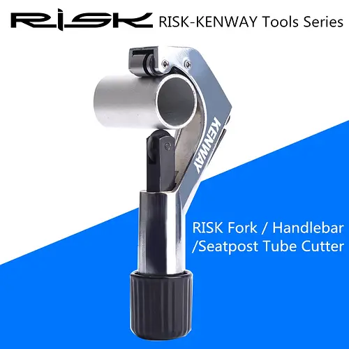 Risk Bike Metal Tube Cutter,for Front Fork Pipe Seatpost Handlebar Cutting Bicycle Repair Tools,Aluminum Alloy 6-42mm Caliber