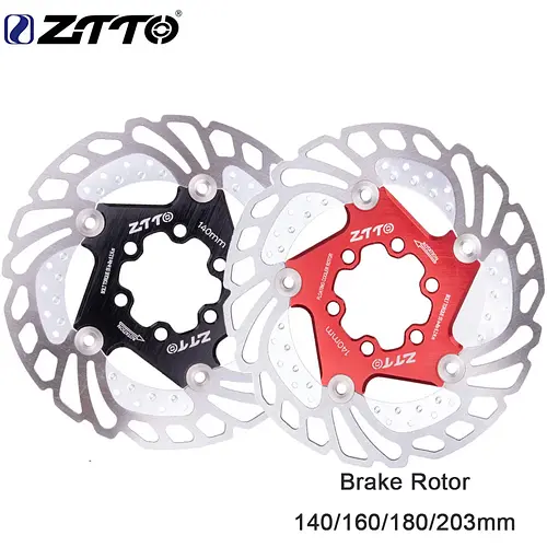 ZTTO Bicycle Brake Cooling Disc Floating Ice Rotor For MTB Gravel Road Bike 203mm 180mm 160mm 140mm Cool Down Rotor Vs RT99 RT86  