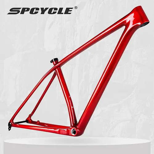 Spcycle 29er MTB Carbon Frame T1000 Carbon Hardtail Mountain Bike Frame BSA 148x12mm Boost Carbon MTB Frame 29