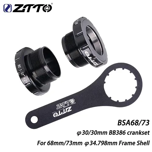 ZTTO Mountain Road Bicyle BSA30 Bottom Brackets BB68 BSA 68 73 MTB Road Bike External Bottom Brackets for BB386 30mm Crank Set  
