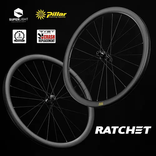 2025 RYET Carbon GRAVEL Wheelset Disc Brake Tubeless 36T 700C Bike Wheels Center-Lock/6 Bolt Hub 35x30 Rim Pillar 1423 2015