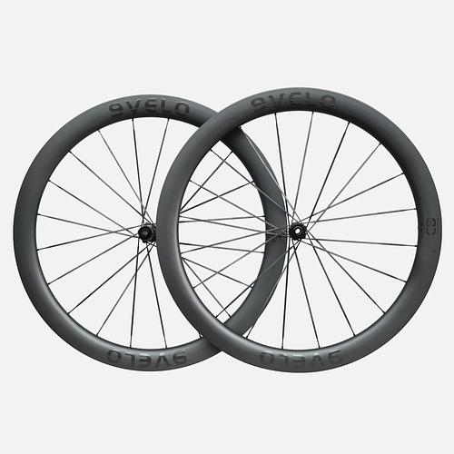 9Velo 2025 Road Disc Carbon Spoke CD Wide Series 20H/20H (24mm inner wide)