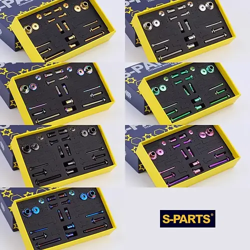 SPARTS bicycle disc brake titanium screw for shimano R9270 brake system titanium bolt nut