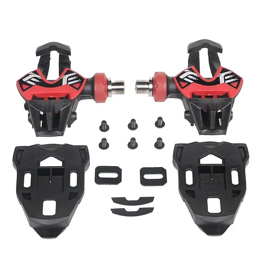 Road Bike Carbon Ti Titanium Titan Pedal Ultralight Self-Locking Clipless Pedals With Cleats Bike Pedal Bicycle Parts