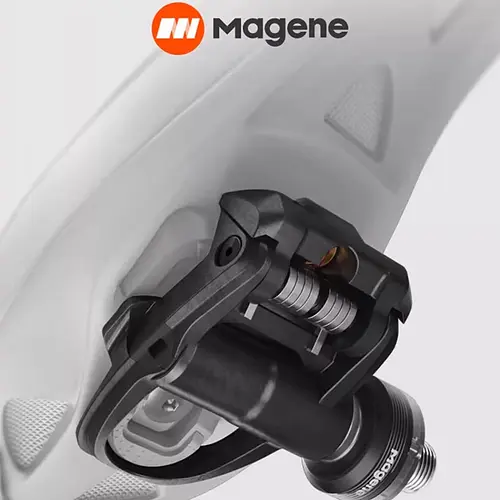 Magene P715 Pedal-Based Cycling Power Meter Dual-sided Bike Pedals ±1% Power Accuracy Bluetooth ANT+ Optimized for KEO&SPD-SL