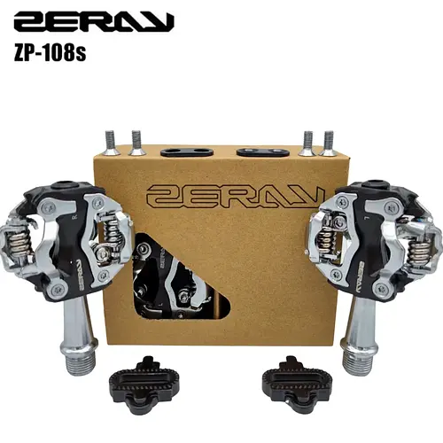 ZERAY ZP-108S ZP-106 Cycling Road Bike MTB Clipless Pedals Self-locking Pedals SPD Compatible Pedals Bike Parts ZP-125 ZP-121