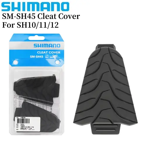 SHIMANO SM SH45 Road Bike Pedal Cleat Cover Bicycle Cleats Covers For SPD SL Cleat Riding Shoes Part Self-locking Protector 2PCS 