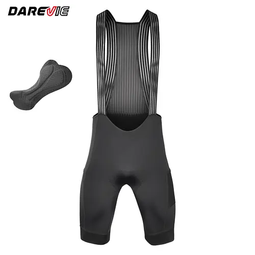 DAREVIE Cycling Bib Shorts Man with Pockets 2025 Men's Cycling Shorts 5CM Leg Gipper Pro Team Men's Cycling Clothing