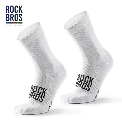 ROCKBROS ROAD TO SKY Cycling Socks Professional Sport Socks Breathable Sock Bike Socks High Elastic Shock Absorbing Sock