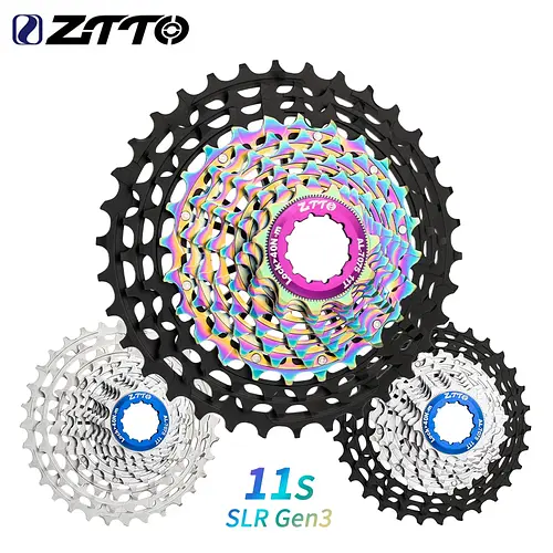 ZTTO SLR Gen3 11speed Road Bike Cassette 11 Speed 11-30 11-32 11-34 11-36 11-28T 112g K7 11s Spokets HGR universal
