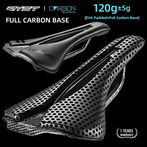 RYET Bicycle Saddle Ultralight Racing Bike Full Carbon Bike Seating Saddles Road Sports Cushion Cycling Accessories